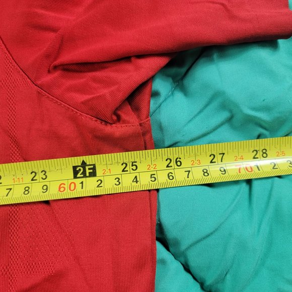 Nike Tiger Woods Collection Mens 2XL XL Short Sleeve Golf Polo Shirt Red AES - Picture 10 of 12